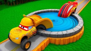 ТАЧКИ ПРЫГАЮТ в карьер и превращаются в СТРОИТЕЛЕЙ!  BeamNG Drive 🚧