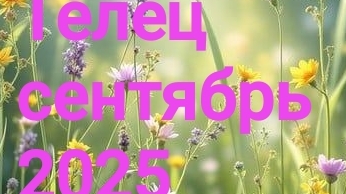 Телец. Сентябрь 2025 год. 🍁🍁🍁 смотреть онлайн