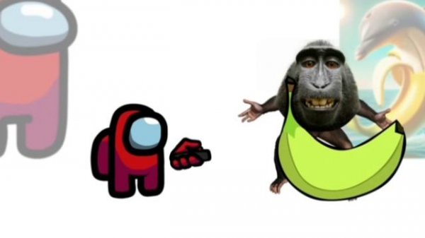 Mini crewmate kills Italian brainrot characters part 7 | Among Us