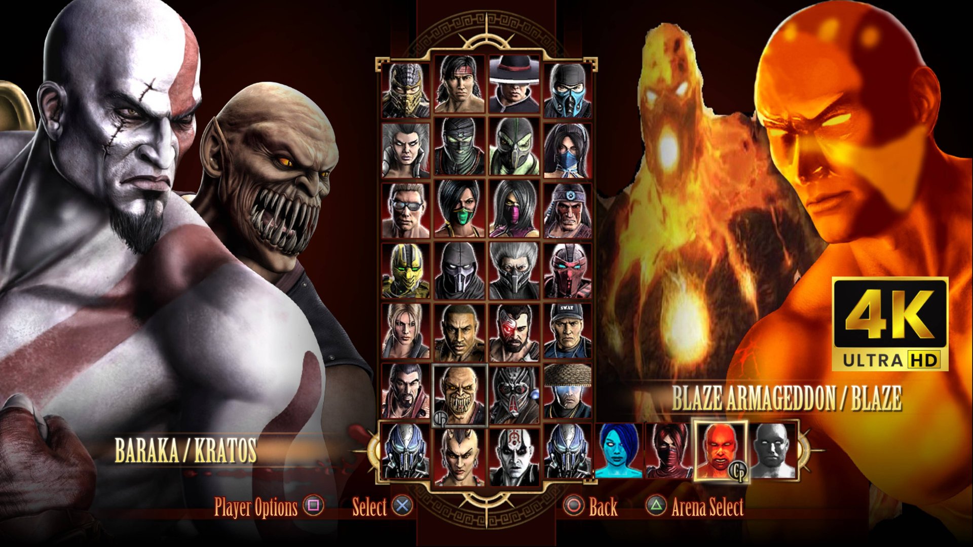 Игра за Baraka & Kratos в Mortal Kombat Komplete Edition на PS3 Expert в 4K смотреть онлайн