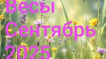 Весы. Сентябрь 2025 год. 🍁🍁🍁 смотреть онлайн