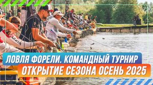 Ловля форели. Командный турнир. Открытие осеннего сезона. #OnlySpin