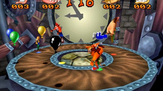 Crash Bash - All Minigames (4 player) [PS1] смотреть онлайн