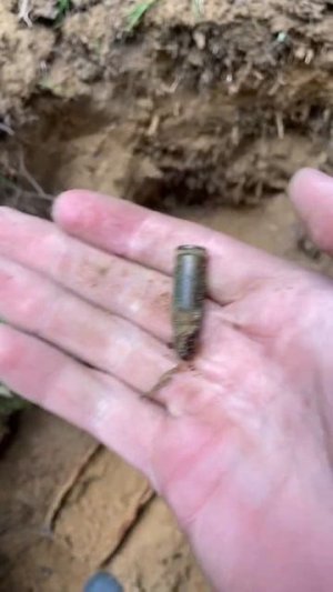 Коп по войне. Нетронутые позиции в лесу #shortsvideo #digging #shortsyoutube #ww2