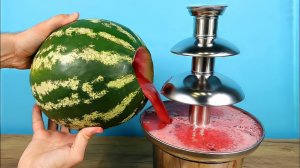 Что если залить арбузный сок в Шоколадный фонтан? Новый Шоколадный фонтан! alex boyko