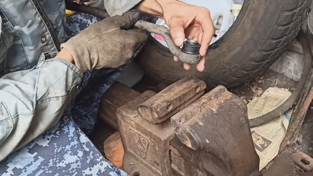 Меняем сайлентблок и наконечник рулевой тяги Шевроле Ланос