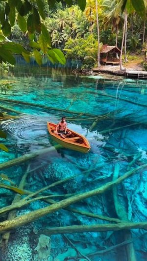 Удивительное_по_своей_красоте_озеро_Пайсу_Пок_на_острове_Суматра