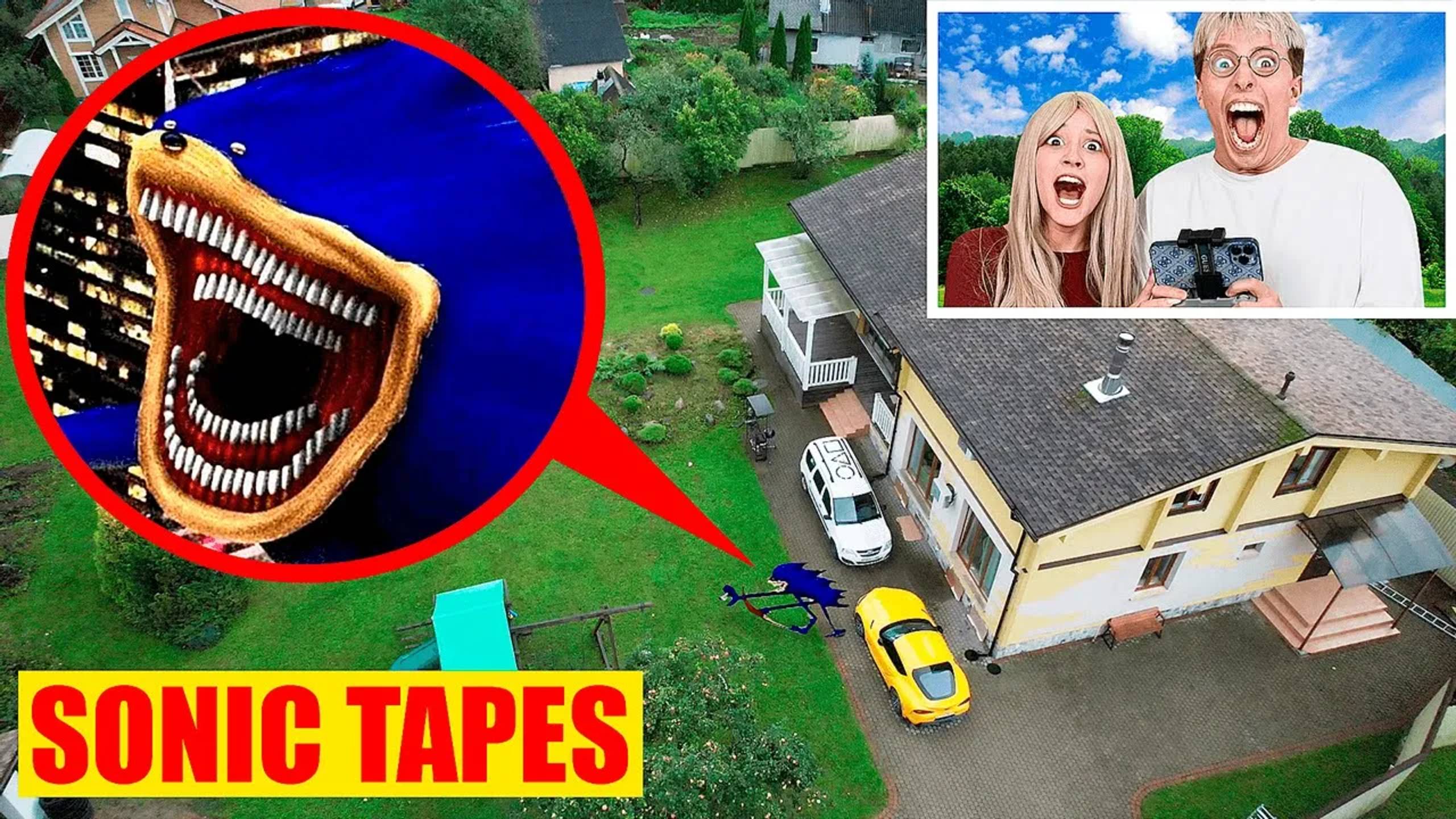 ДРОН ПОЙМАЛ SHIN SONIC В РЕАЛЬНОЙ ЖИЗНИ! (ОН КОГО-ТО СЪЕЛ)