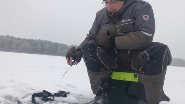 Озернинское водохранилище, открытие твёрдой воды, Колин судак. смотреть онлайн