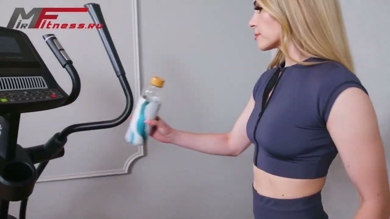 Эллиптический тренажер DFC Cardio E4600P | Elliptical trainer 720p смотреть онлайн