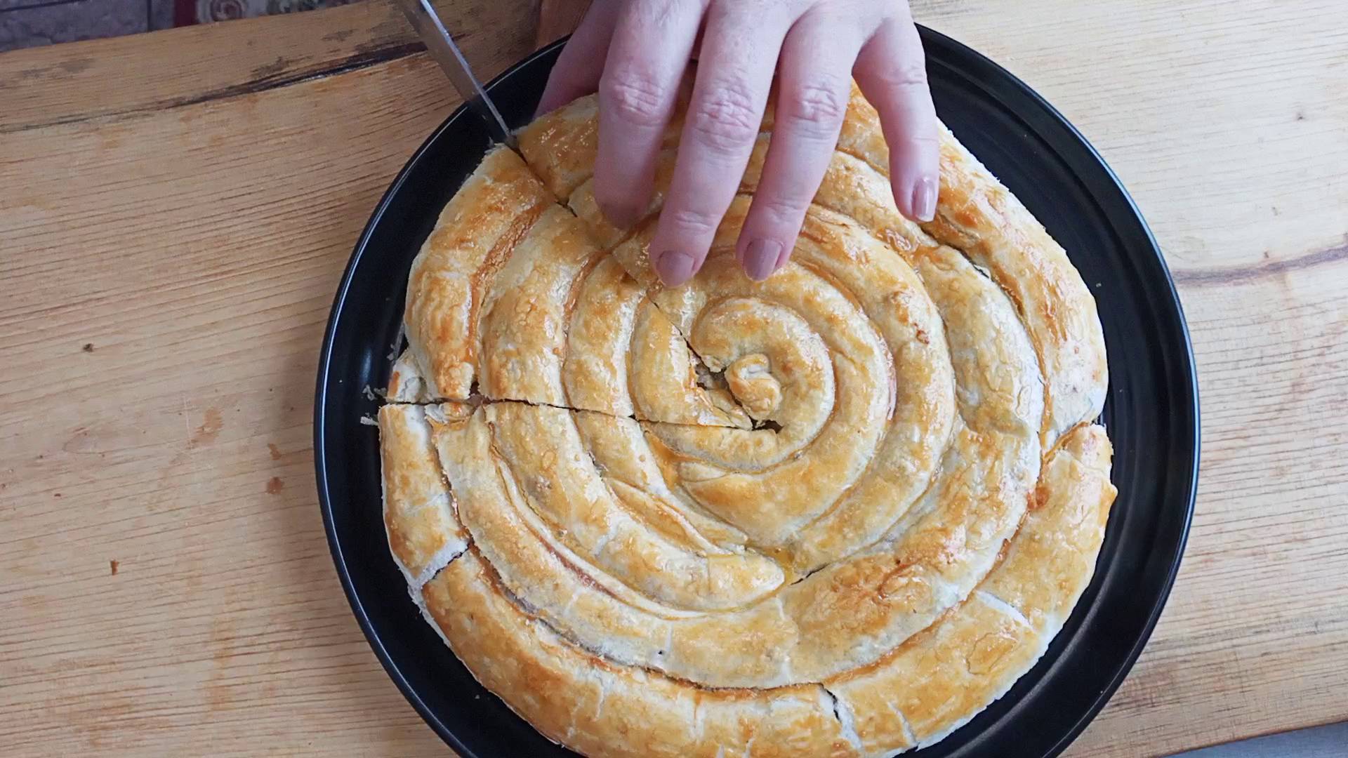 Слоеный пирог с фасолью и орехами УЛИТКА Это просто смотреть онлайн