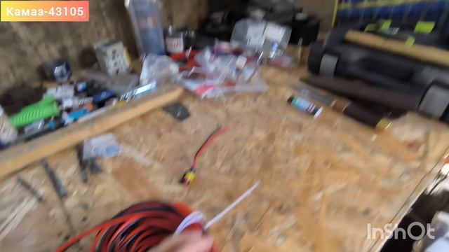 КамАЗ-43105: Дополнительное освещение.