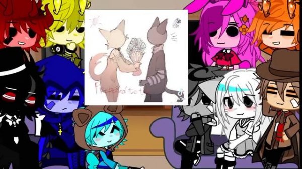 Sprunki react to 3/? (НЕ МОЁ)