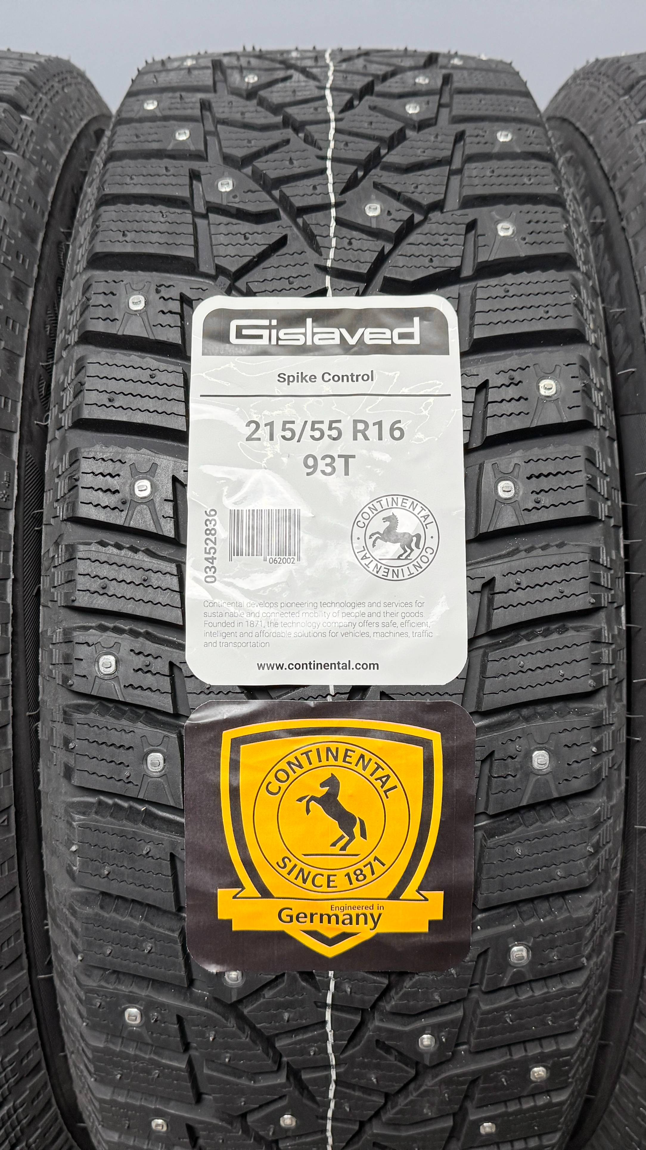 Gislaved Spike Control 215/55 R16 93T