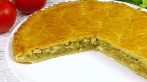 Быстрый ПИРОГ с капустой без дрожжей.