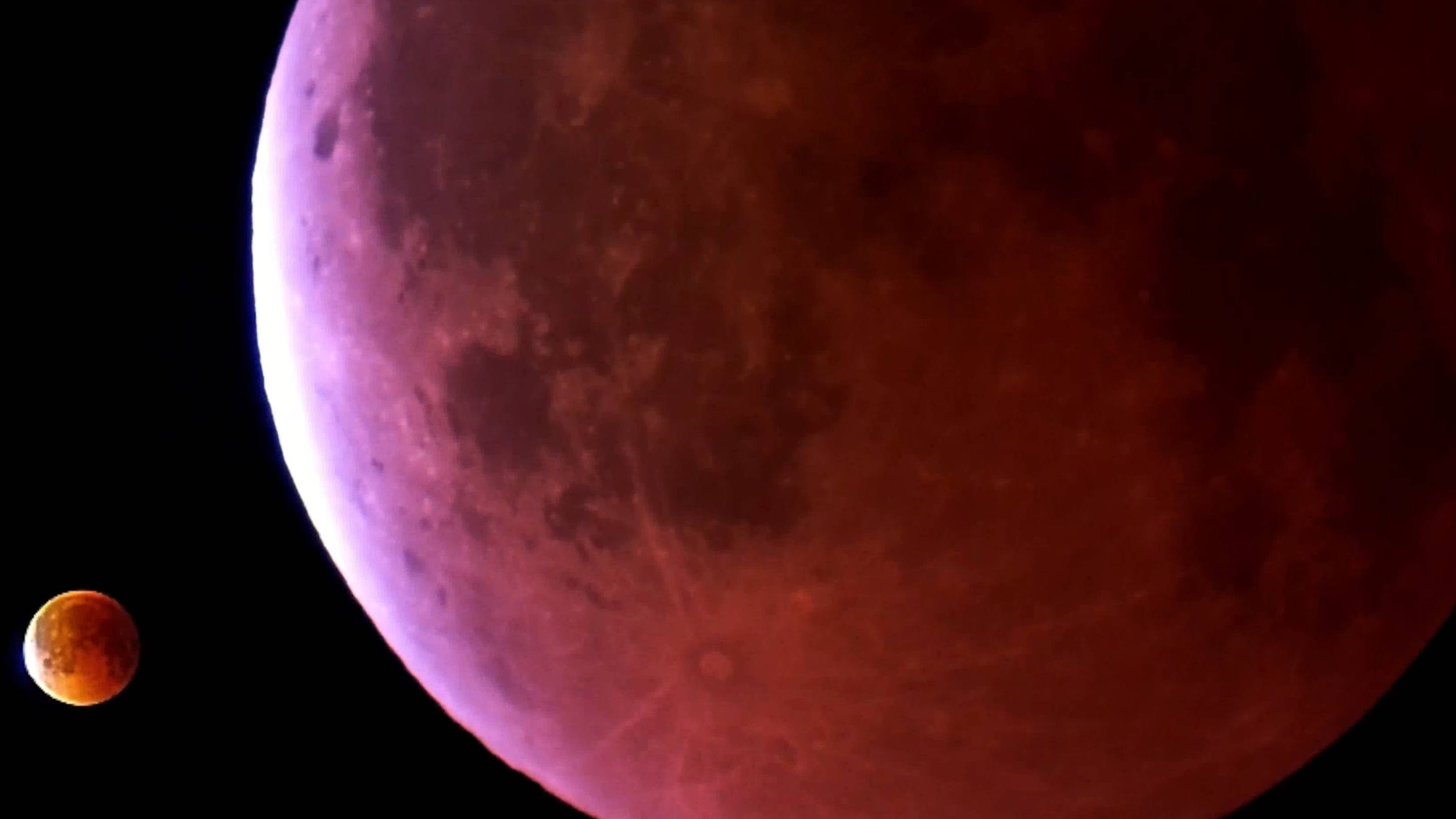 Полное лунное затмение 2025-09-07 смотреть онлайн