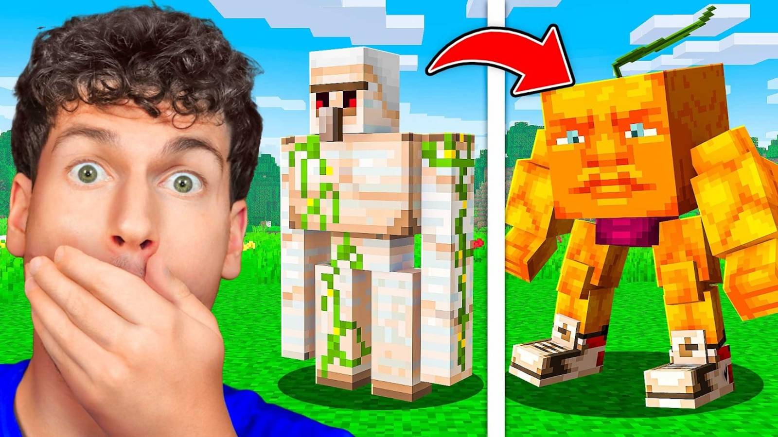 ВСЕ МОБЫ СТАЛИ КРИНЖОВЫМИ БРЕЙНРОТАМИ В МАЙНКРАФТ! смотреть онлайн