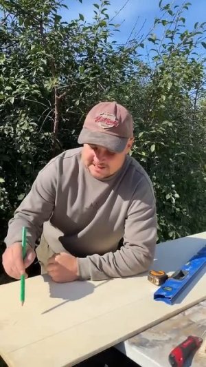 Не выбрасывайте остатки фанеры #дача #лайфхак