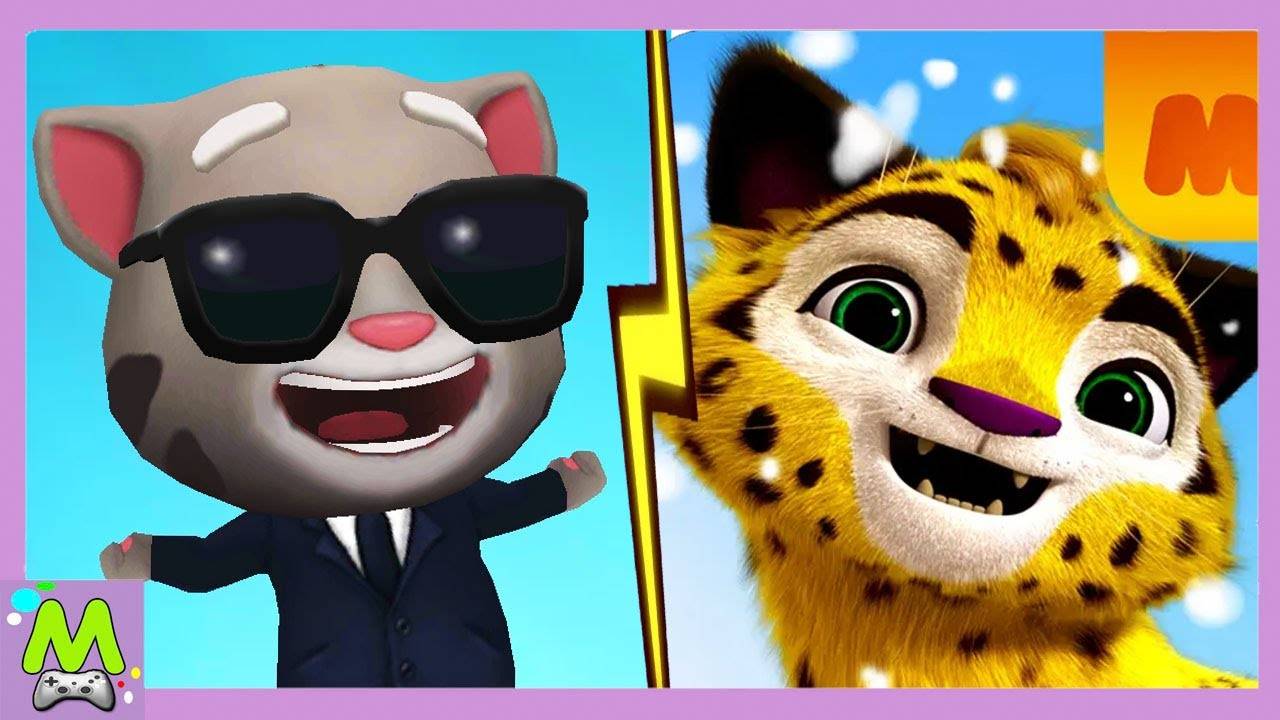 Говорящий Том за Золотом vs Лео и Тиг.Гонка за Енотами и Харзами.Кто Быстрее и Сильнее смотреть онлайн