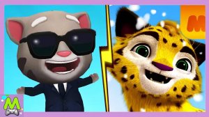 Говорящий Том за Золотом vs Лео и Тиг.Гонка за Енотами и Харзами.Кто Быстрее и Сильнее