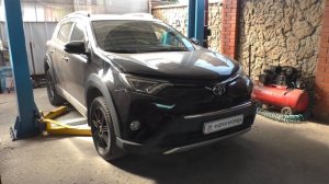 Замена масла и фильтра в АКПП на Toyota RAV4 2,5 Тойота РАВ 4 2018 года