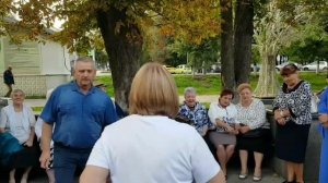 250907 Частушки Жители г Орла танцуют поют  под гармошку гармонь г Орёл орловчане песни танцы пкио ф