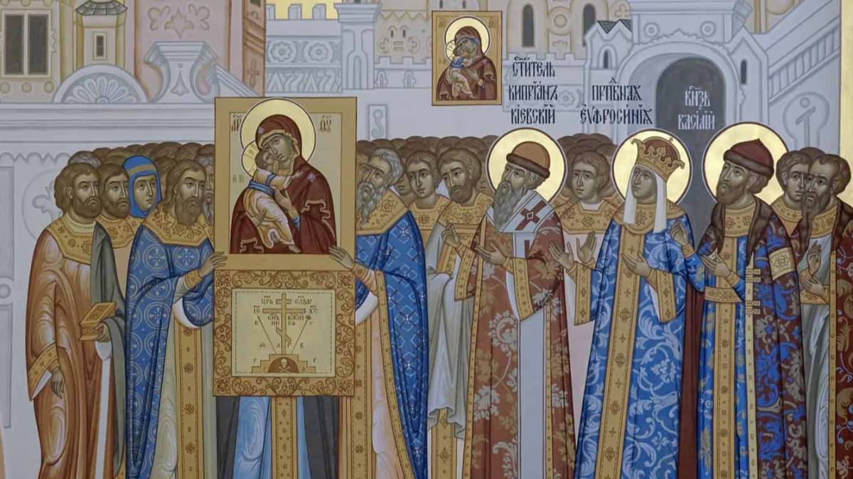 Сретение Владимирской иконы Божией Матери — память о чудесном спасении Руси смотреть онлайн