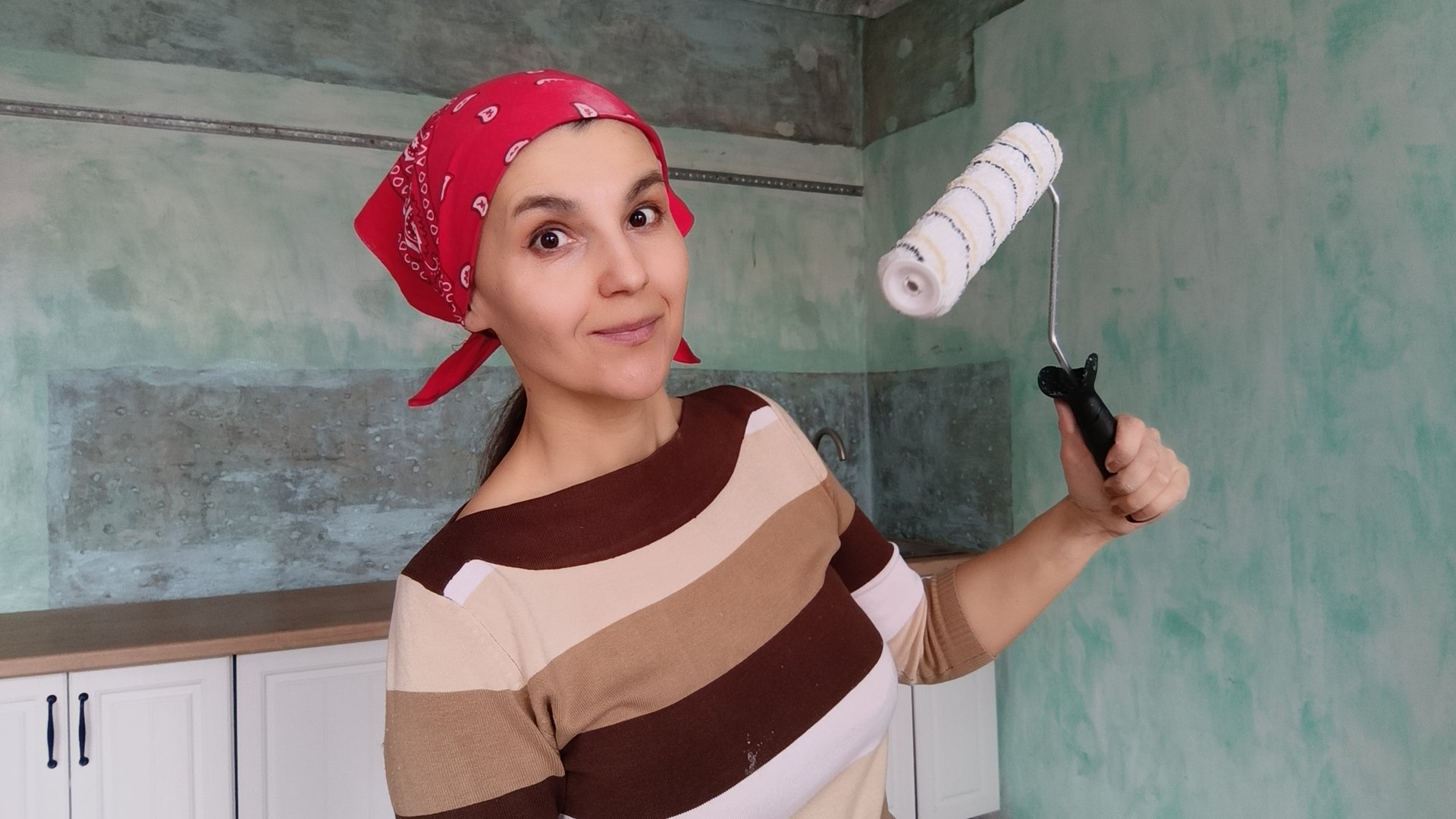 Бюджетный ремонт кухни своими руками/ Результат до и после смотреть онлайн