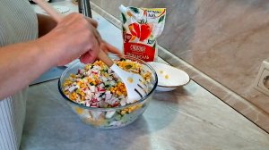 Кулинарная медитация. Крабовый салат.