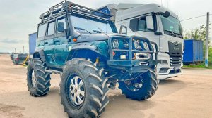 АФИГЕТЬ! 45” КОЛЁСА для УАЗ Хантер ОФФРОУД МОНСТРЫ поехали на ЖЕСТКИЙ оффроад маршрут.