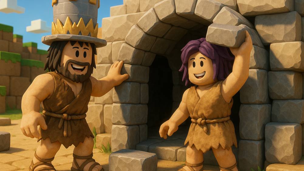 ОН огрел меня ДУБИНОЙ в РОБЛОКС! МЫ СТАЛИ ДРЕВНЕМИ ЛЮДЬМИ строим свою ПЕЩЕРУ! Unga Bunga Тайкун смотреть онлайн