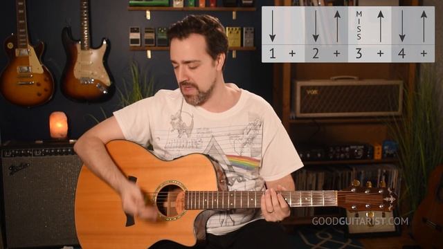 Day 17 - Use THIS Strumming Pattern for (almost) ANY Song (30 Days of Guitar) смотреть онлайн
