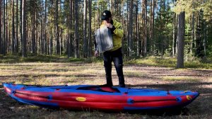 Первая сборка надувной быстроходной байдарки от ТаймТриал СМЕНА