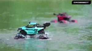 Машина радиоуправляемая Гидроход, 4х4, плавает по воде,двигается по земле. Код 870961