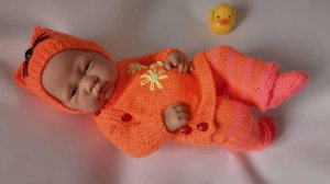 ВЯЗОВЛОГ. ВЯЗАНЫЕ НАРЯДЫ  ДЛЯ КУКЛЫ РЕБОРН.
