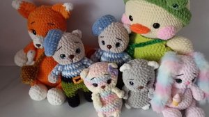 Готовые работы, немного покупочек. Вязовлог. #амигуруми #вязаниекрючком #игрушки