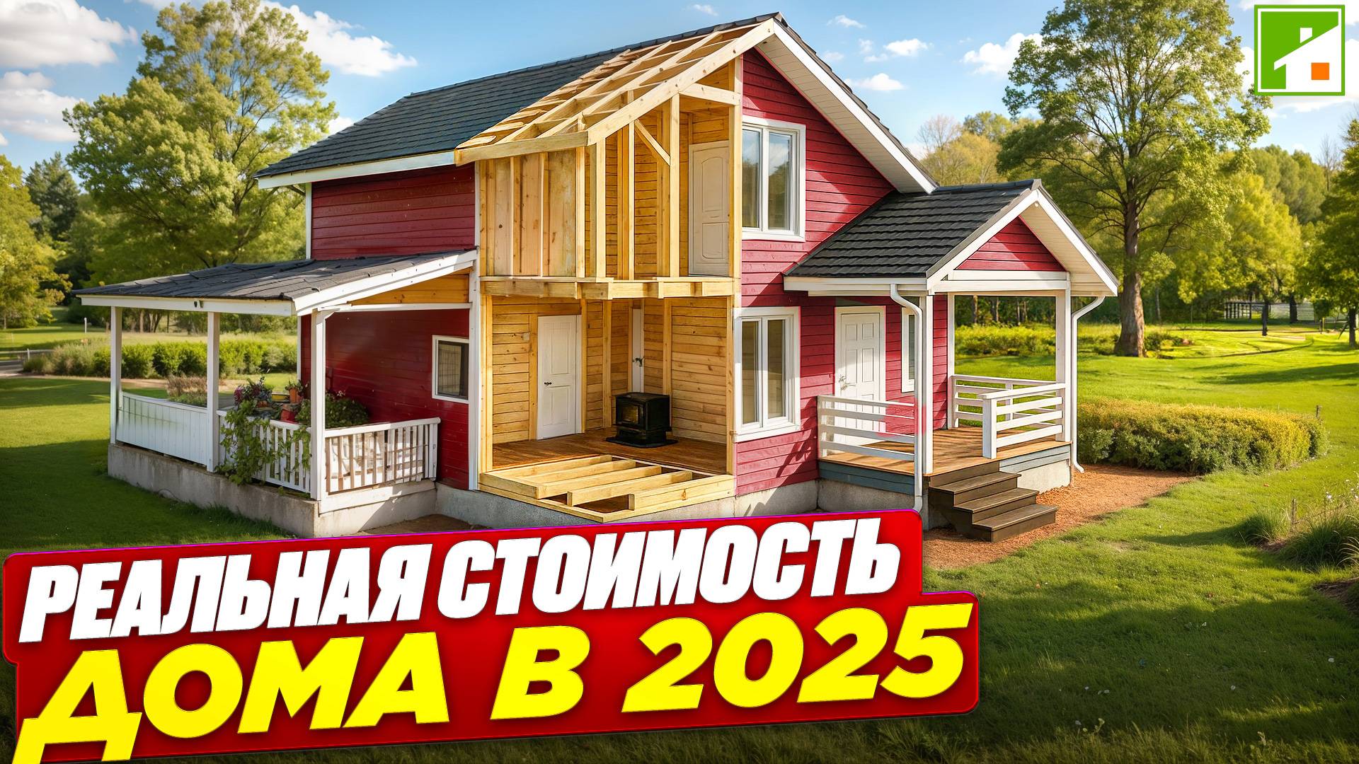 Строим каркасный дом - сколько стоит и какую долю составит в общих затратах на загородную жизнь. смотреть онлайн