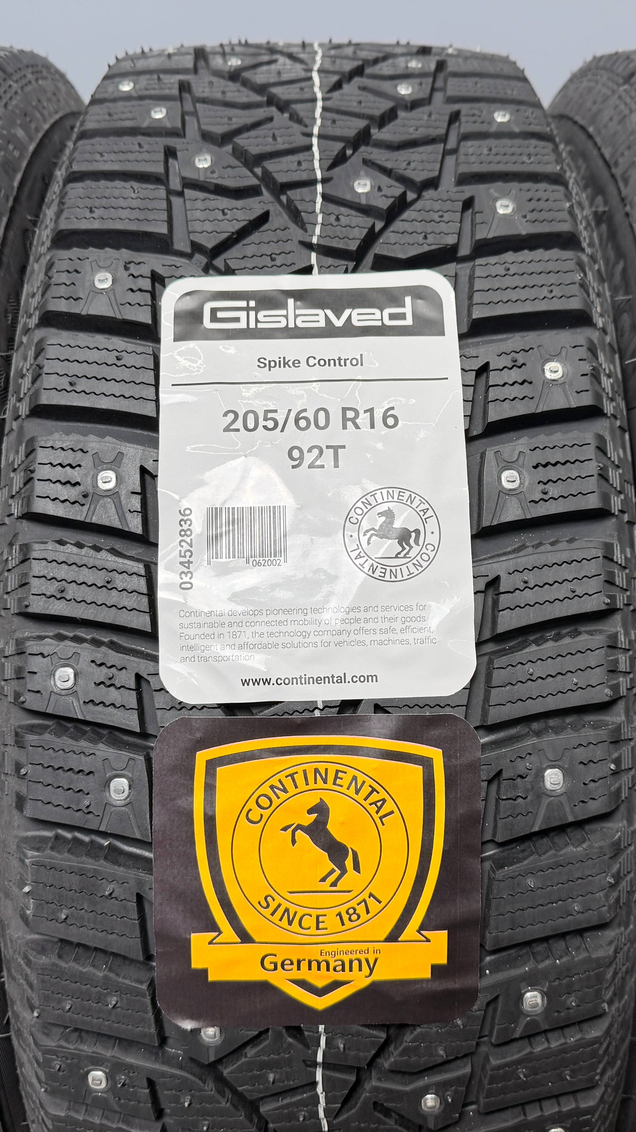 Gislaved Spike Control 205/60 R16 92T