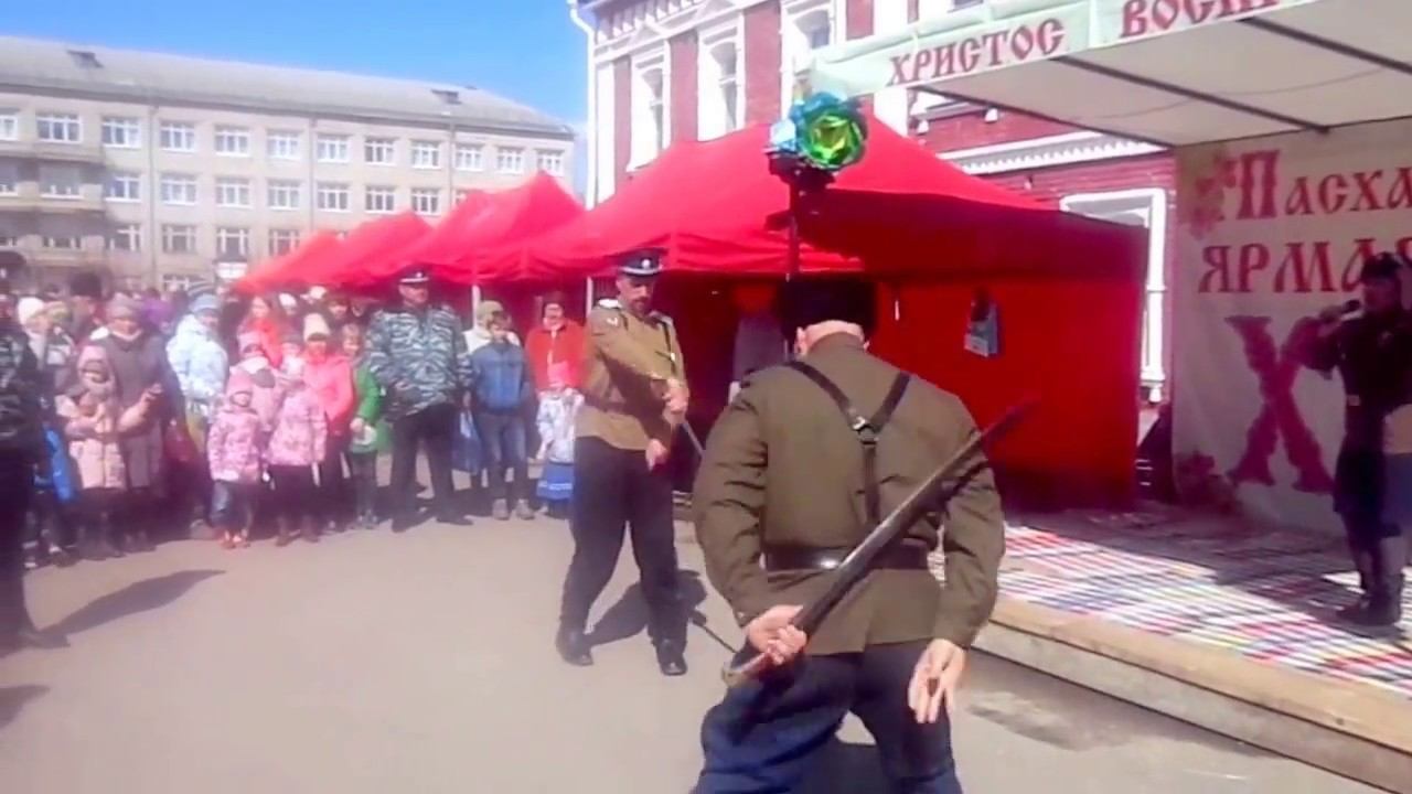 Выступление с казаками на Пасху 16 апреля 17г. С песней "Едут казаки" Елена Высоцкая смотреть онлайн