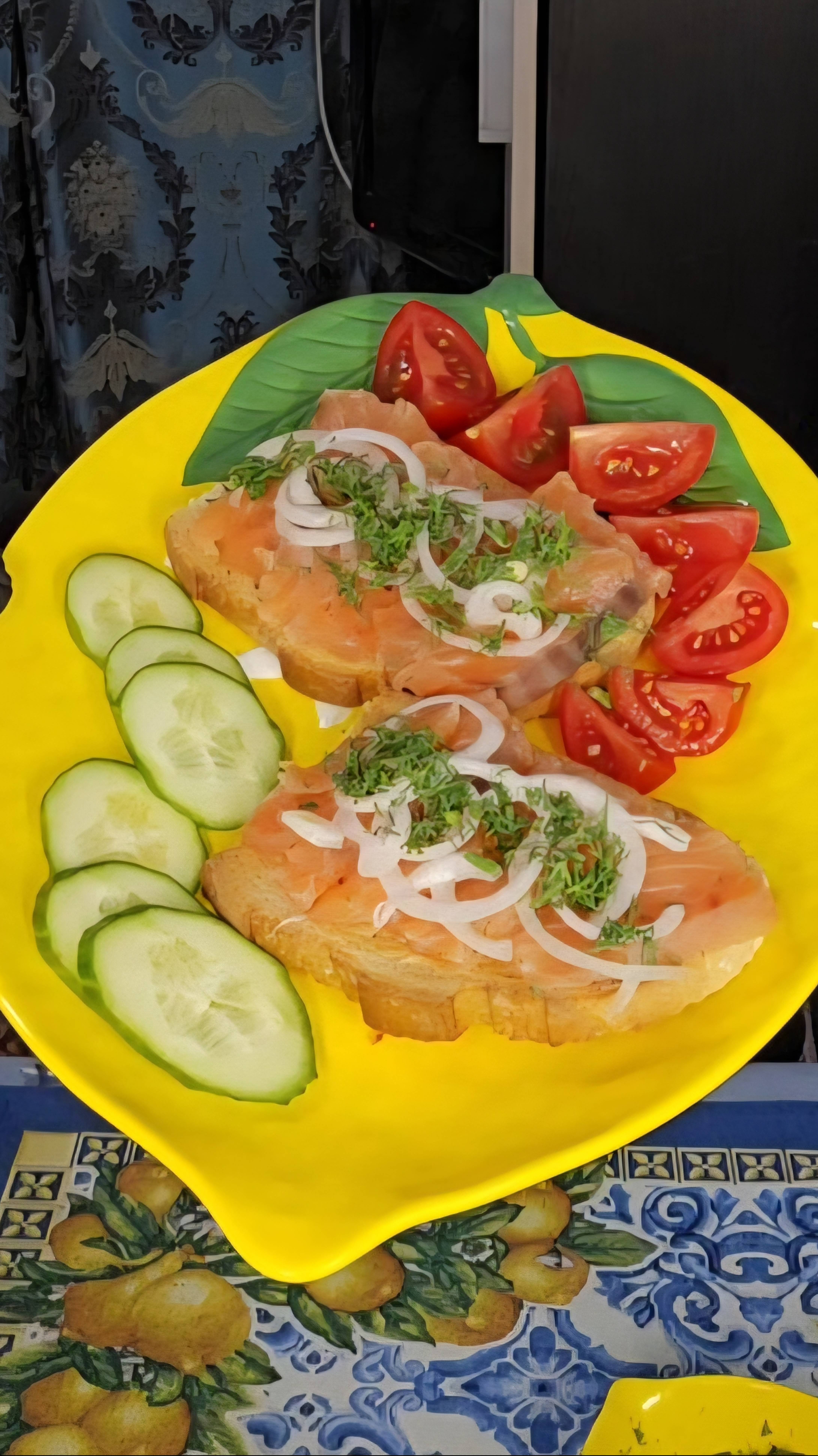 Брускетта с лососем ☕️ Мукбанг 🤗 еда смотреть онлайн