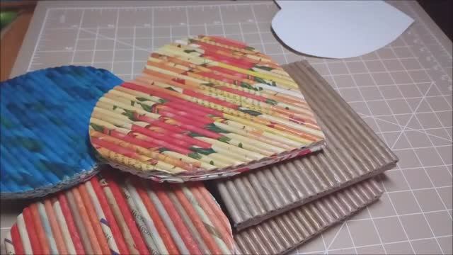 Подставка под кружку из бумажной лозы смотреть онлайн