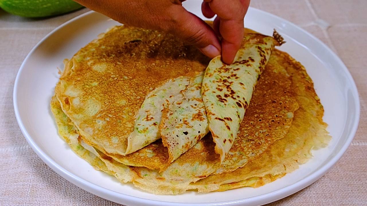 Много Кабачков и Мало Теста!Тонкие Блинчики и пышные Оладьи Из Кабачков на Завтрак!Просто и Вкусно!