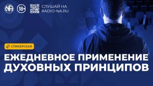 Спикерская «Ежедневное применение духовных принципов» (Анонимные Наркоманы)