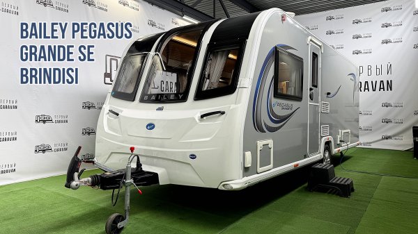 Первый Caravan | обзор каравана Bailey с королевской кроватью