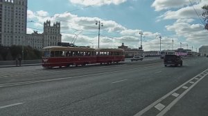 Парад трамваев ко Дню Города в Москве (06.09.2025)