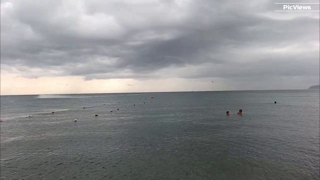 НЕБУГ Туапсинский район сегодня 8 сентября 2025.Обстановка на Центральном пляже сейчас, погода, море смотреть онлайн