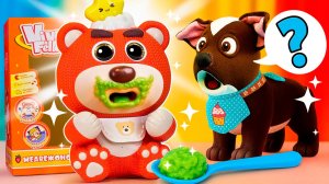 В гостях у Маши Капуки мишка Бу-Бу! Готовим печенье и учим слова с игрушками Vivid Fella