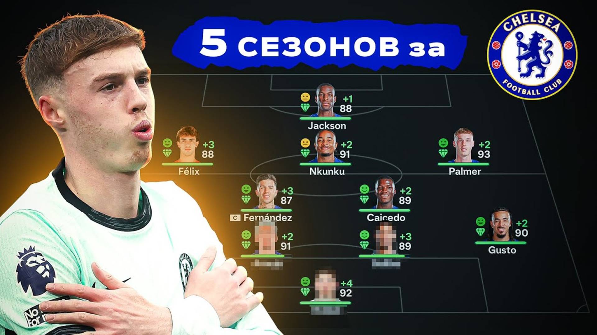 сыграл 5 СЕЗОНОВ за ЧЕЛСИ в КАРЬЕРЕ ТРЕНЕРА в ФК 25 | перестройка ФИФА 25 эксперимент смотреть онлайн