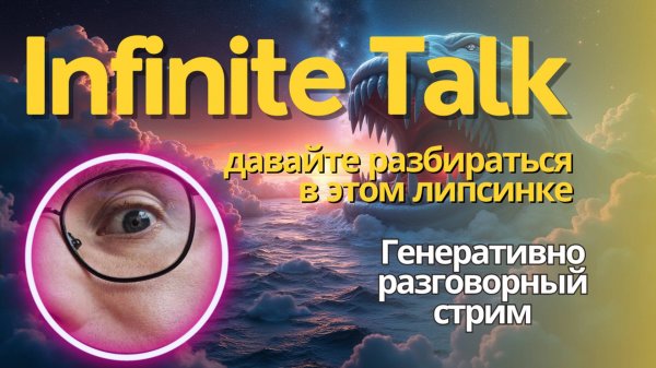 Запись стрима по Infinite Talk. Делаем дубляж с помощью ИИ. Тестируем, смотрим, отвечаю на вопросы.