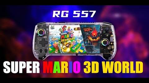 ANBERNIC RG557 - SUPER Mario 3D World - Nintendo Switch/Uzuy MMJR 0,75x